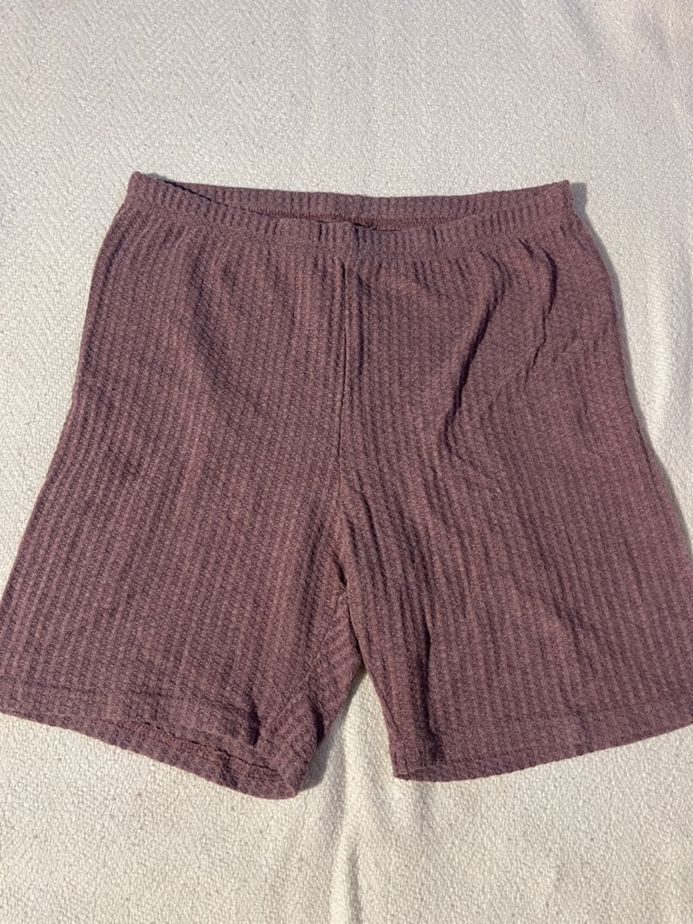 SHEIN Waffle Knit Bike Shorts